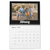 2025 Familiefoto Modern Minimalist Kalender (Feb 2027)
