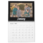 2025 Familiefoto Modern Minimalist Kalender (Jan 2027)