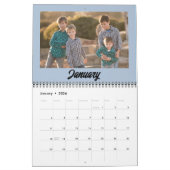 2025 Familiefoto Moderne Minimalistische Kalender (Jan 2026)