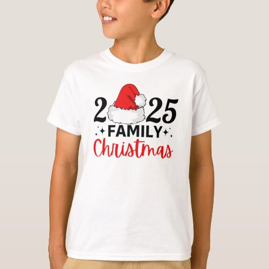 2025 Family Christmas T-shirt (Voorkant)