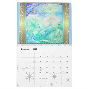 2025 Fantasy Art Calendar beroemd gemaakt door Joy Kalender