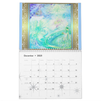 2025 Fantasy Art Calendar beroemd gemaakt door Joy Kalender