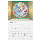 2025 Fantasy Art Calendar beroemd gemaakt door Joy Kalender (Feb 2027)