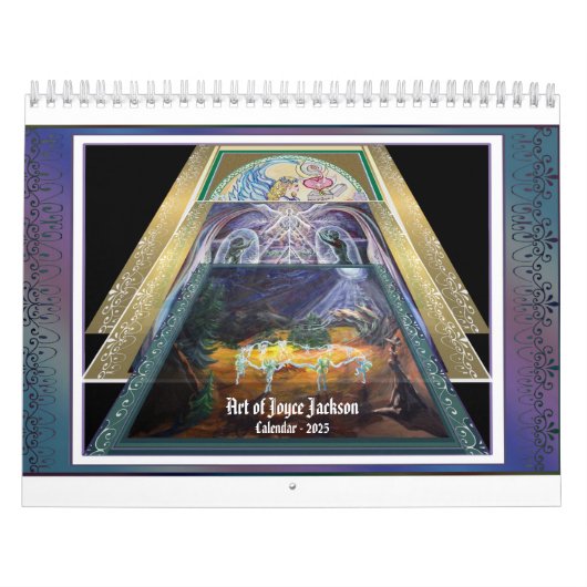 2025 Fantasy Art Calendar beroemd gemaakt door Joy Kalender (Hoes)