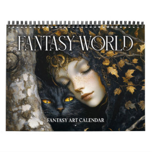 2025 Fantasy World Fantasy Art Kalender