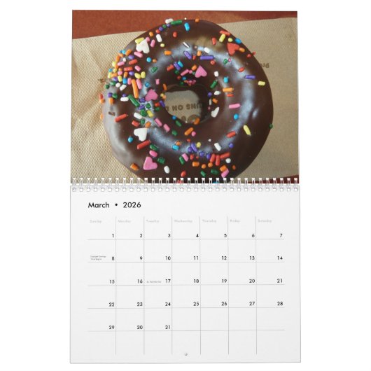 2025 Fastfood Kalender (Mar 2026)