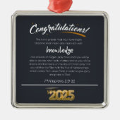 2025 Filippenzen 1:9-11 Christelijk Metalen Ornament (Voorkant)