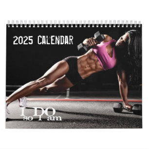 2025 Fitness Motivatie Kalender voor Vrouwen