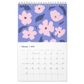 2025 Floral Small Kalender (Feb 2027)