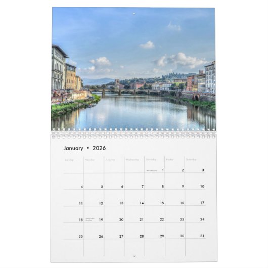 2025 Florence Kalender (Jan 2026)