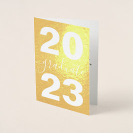 2025 Folie Afstuderen met foto Folie Kaarten