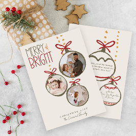 2025 Foto Familie Kerst Kaart