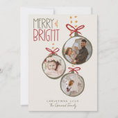 2025 Foto Familie Kerst Kaart (Voorkant)