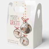 2025 Foto Familie Kerst Kaart Dank U Favors Bedankdoosjes (Open)