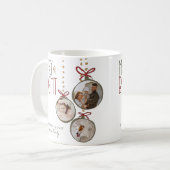 2025 Foto Familie Kerstfeest Bedankt Favors Koffiemok (Voorkant links)