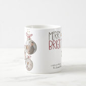 2025 Foto Familie Kerstfeest Bedankt Favors Koffiemok (Center)