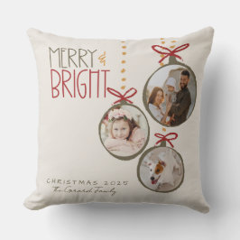 2025 Foto Familie Kerstmis Kaart Xmas Party Kussen