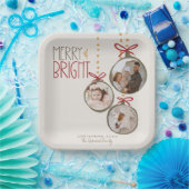 2025 Foto Familie Kerstmis Kaart Xmas Party Papieren Bordje (Feest)