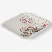 2025 Foto Familie Kerstmis Kaart Xmas Party Papieren Bordje (Gebogen)