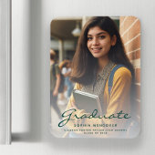 2025 Foto Green Gold Afstuderen Magneet