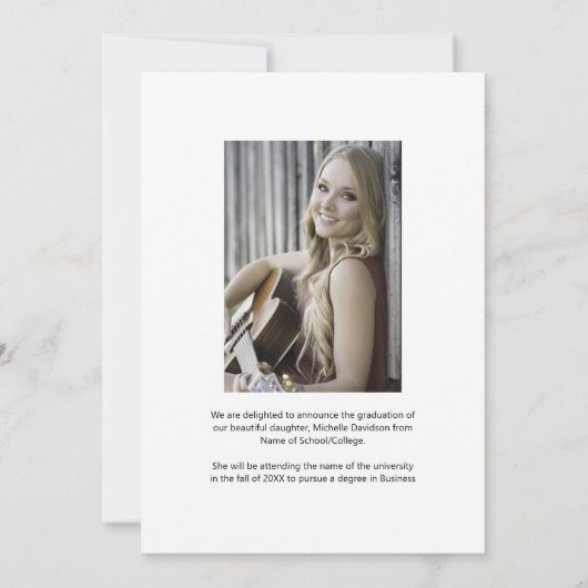 2025 Fotocollage Afstuderen Aankondiging (Achterkant)