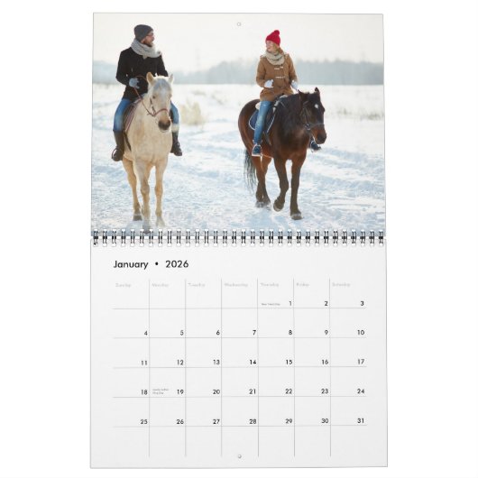 2025 Fotokalender Familienaam groen Kalender (Jan 2026)