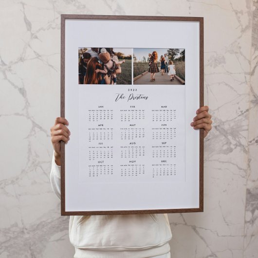 2025 Fotokalender Poster Afdrukken