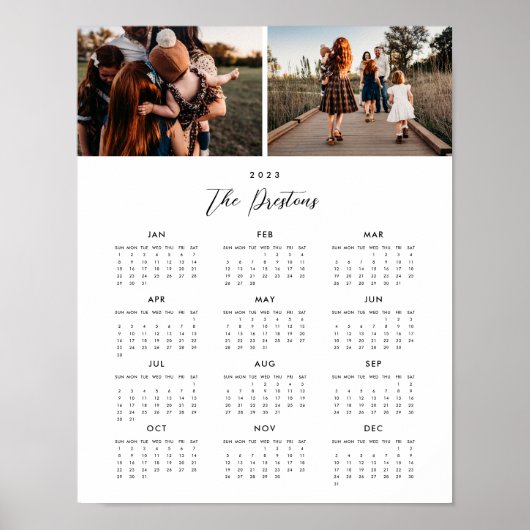 2025 Fotokalender Poster Print (Voorkant)