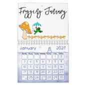 2025 Frogging Kalender Frogging Paddestoel (Jan 2027)