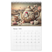 2025 Fun Chicken Theepots Kalender (Feb 2026)