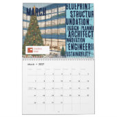 2025 Gebouwen & Architecten Kalender (Mar 2027)