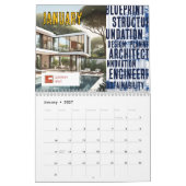 2025 Gebouwen & Architecten Kalender (Jan 2027)