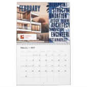 2025 Gebouwen & Architecten Kalender (Feb 2027)