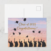 2025: Gefeliciteerd!" Briefkaart (Voorkant / Achterkant)