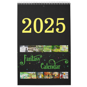 2025 Geïllustreerde Keltische Fantasy Kalender