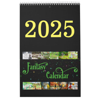 2025 Geïllustreerde Keltische Fantasy Kalender