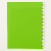 2025 Gele groene agenda van Janz (Achterkant)