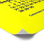 2025 Gele Kalender van Janz Print (Hoek)