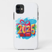 2025 Gelukkig Nieuwjaar Case-Mate iPhone Case (Achterkant)