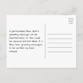 2025 GELUKKIG NIEUWJAAR! & gepersonaliseerde naam  Briefkaart (Achterkant)