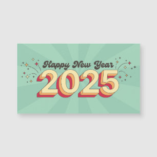 2025 Gelukkig Nieuwjaar Groovy Tekst