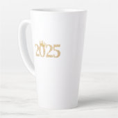 2025 Gelukkig Nieuwjaar Latte Mok (Linkerhoek)