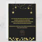 2025 Gelukkig Nieuwjaar Platte Kerstkaart (Achterkant)