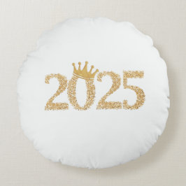 2025 Gelukkig Nieuwjaar Rond Kussen