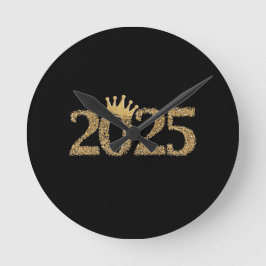 2025 Gelukkig Nieuwjaar Ronde Klok