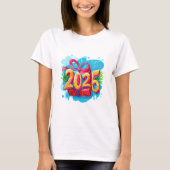 2025 Gelukkig Nieuwjaar T-shirt (Voorkant)
