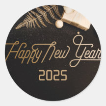 2025 Gelukkig Nieuwjaar Zwart Custom Gold Business