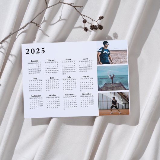 2025 Gepersonaliseerde foto collage kalender magne