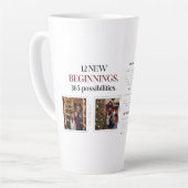 2025 Gepersonaliseerde fotokalender Mok (Linkerhoek)