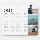 2025 Gepersonaliseerde Galerij Kalender Muismat (Voorkant)